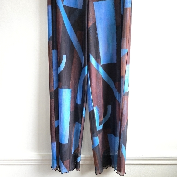 New Zara Printed Tulle Multicolor Pants 5039/419/112 NWT Small - Picture 11 of 13